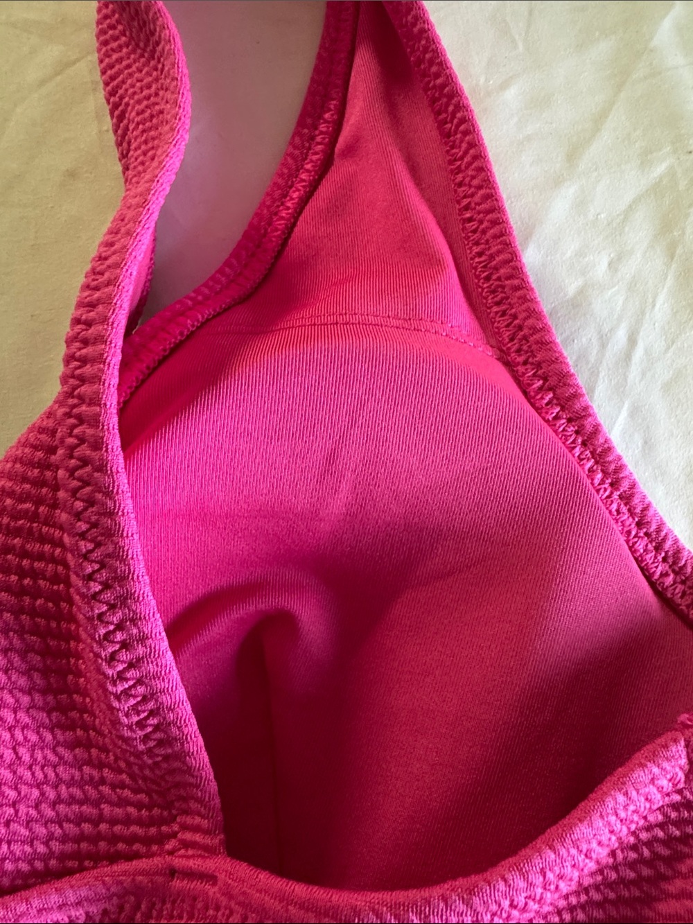 Old Navy Bright Pink Wireless V-Neck Bralette - Picture 5 of 5